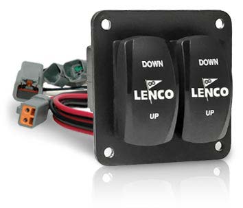 Lenco Double Rocker Switch Kit Single Actuator Systems 12vdc & 24vdc