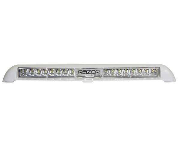 Lumitec Razor Flood Light Bar Flush Mount White Led White Housing 12/24v