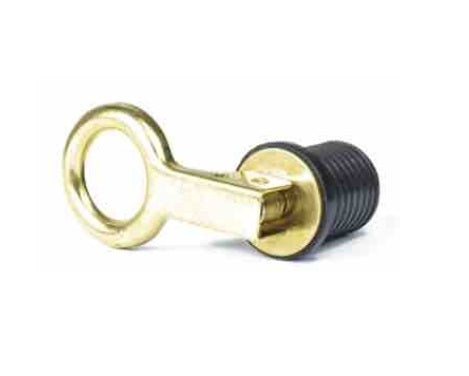DRAIN PLUG - SNAP DOWN BRASS 1'