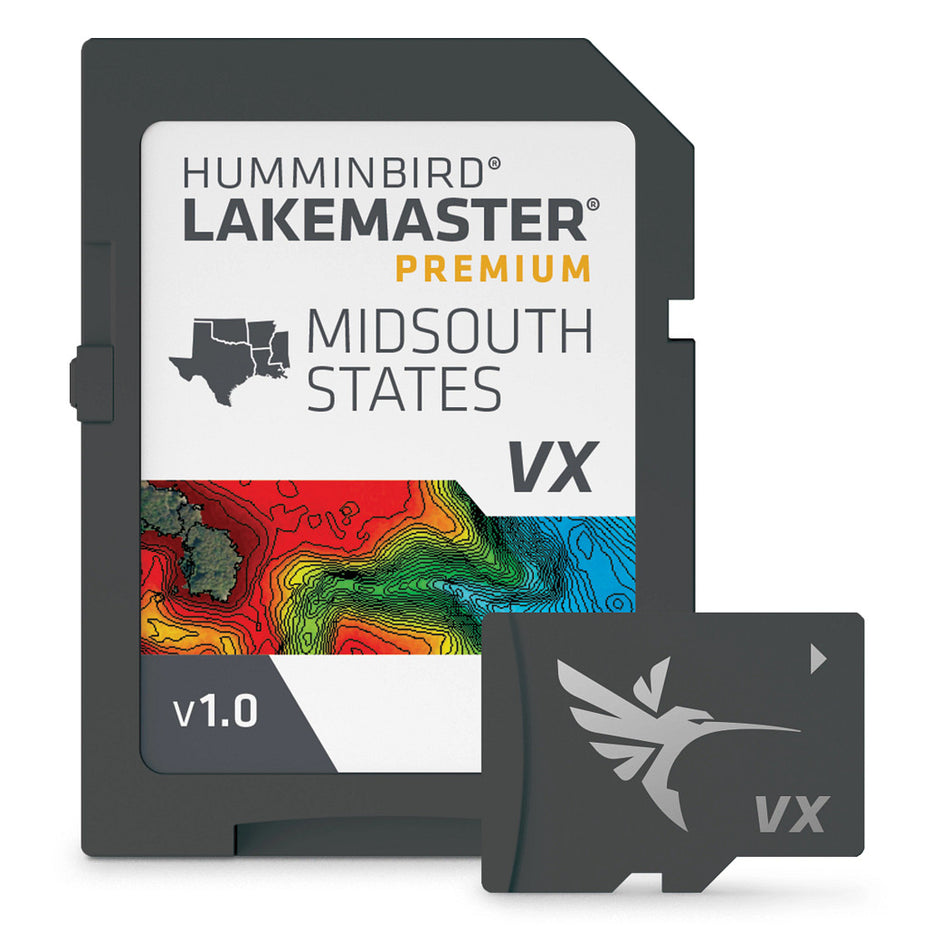 Humminbird Lakemaster Vx Premium Mid-south States Microsd