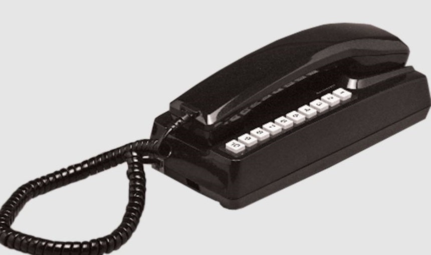 PHONE COM HANDSET 10 STATION  BLACK