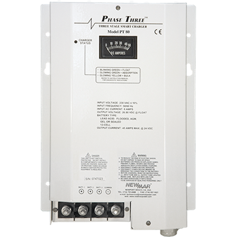 BATT CHGR  PHASE 3  12V 80A  3 BANK