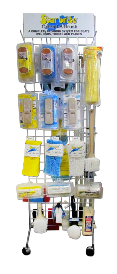 Extend-a-brush Mini Tower Display - 040808