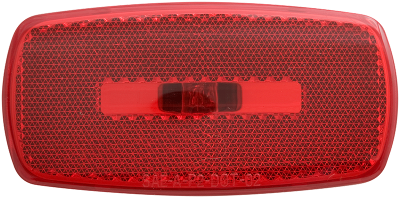 Mark Light Oval RV BK BS Red - MC32RBBP