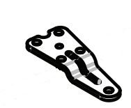 Norcold 627740 Hinge Bottom for Refrigerators