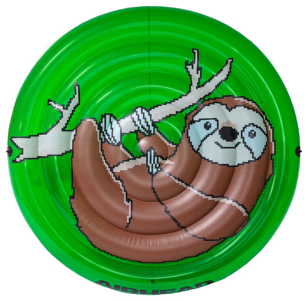 POOL FLOAT - PIXEL GREEN SLOTH – BLDMarine