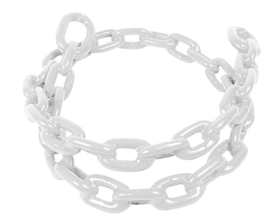 VNYL CTD CHAIN 5/16X5 WHITE