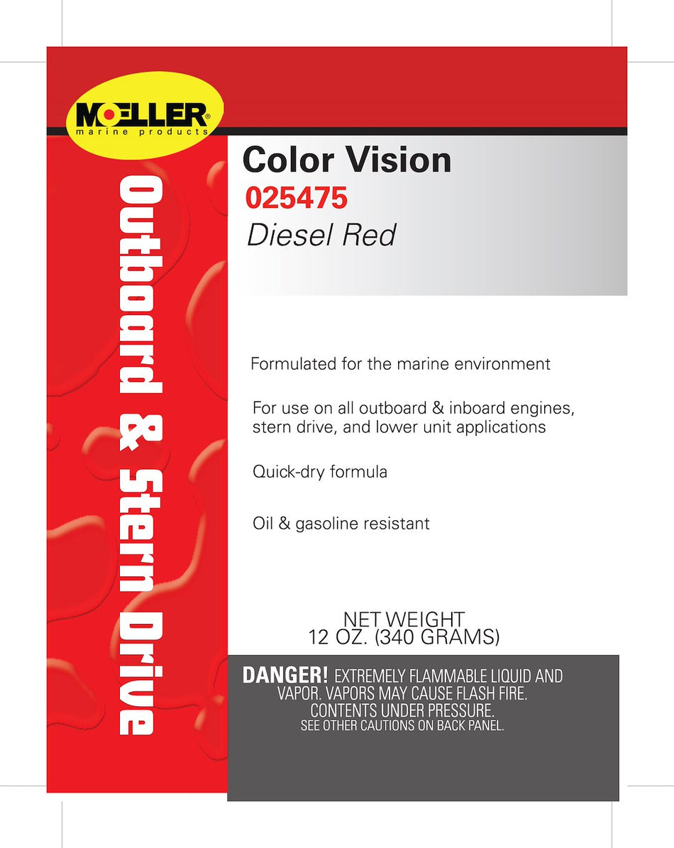 COLOR VISION FUEL TANK RED