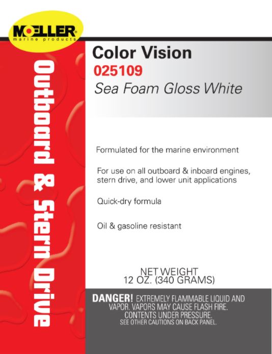 CLR/VSN ENAMEL GLOSS WHITE