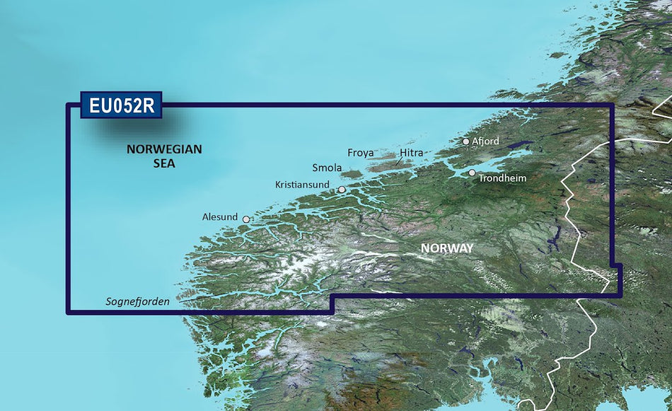 Garmin Carto G3V VEU052R - Sognefjorden-Svefjord Map