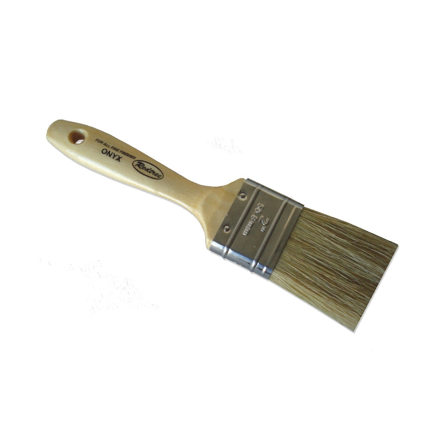 Onyx Paint Brush (white Bristle - F - 12043