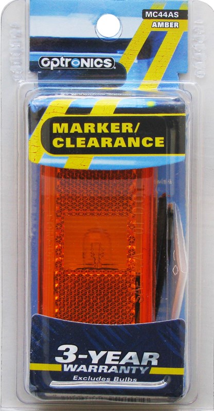 M/C;RECT;2WIRE;AMBER - MC44AS