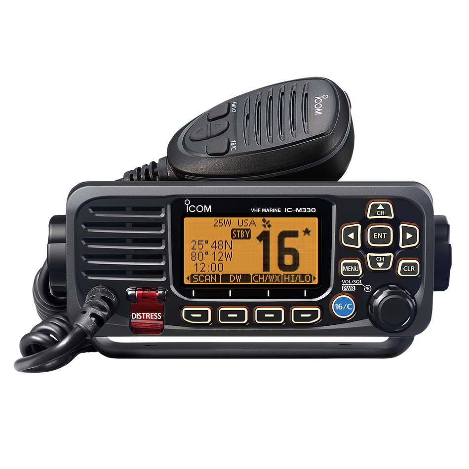 VHF  BASIC  COMPACT  W/GPS  BLACK