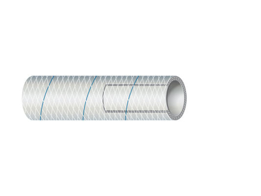 3/4' Wht. Reinf PVC W/blue Tracer 5 - 161640346