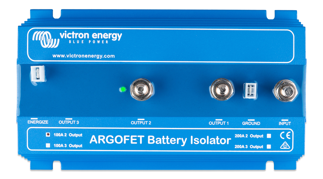 Victron Energy ARG1002010 Battery Isolator - 100A for 2 Batteries