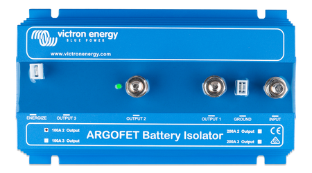 Victron Energy ARG1002010 Battery Isolator - 100A for 2 Batteries