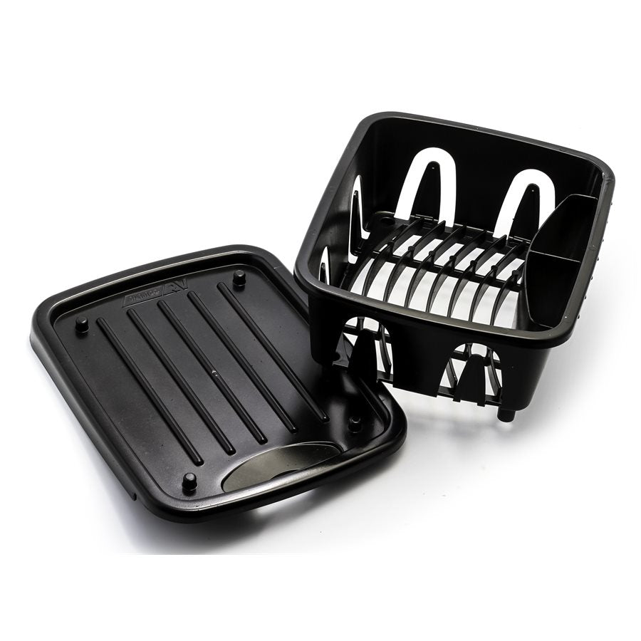 MINI DISH DRAINER & TRAY  BLK