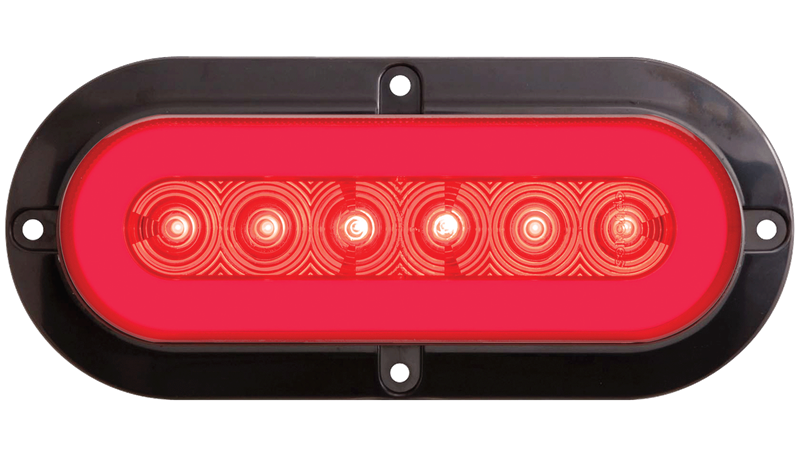 LED Tail Glolt; Flngmnt; Oval; PL3 - STL111RFB