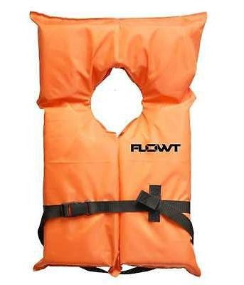 LIFE VEST - ORANGE; OVERSIZE ADULT