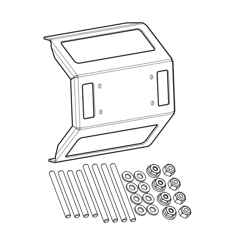 Humminbird Idmk-s10r Flush Mount Kit For Solix 10