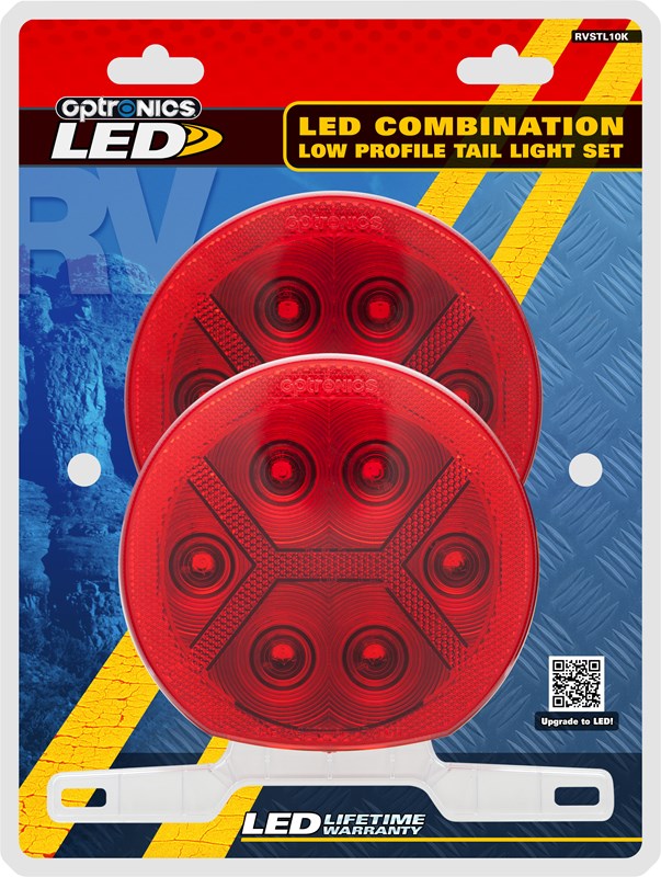 LED RV Rnd Tail Light Kit - RVSTL10K