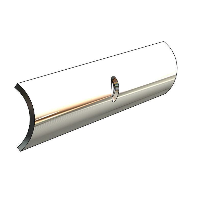 Taco Metals S114511P20 3/4 Inch x 20 Feet Stainless Steel Rub Rail