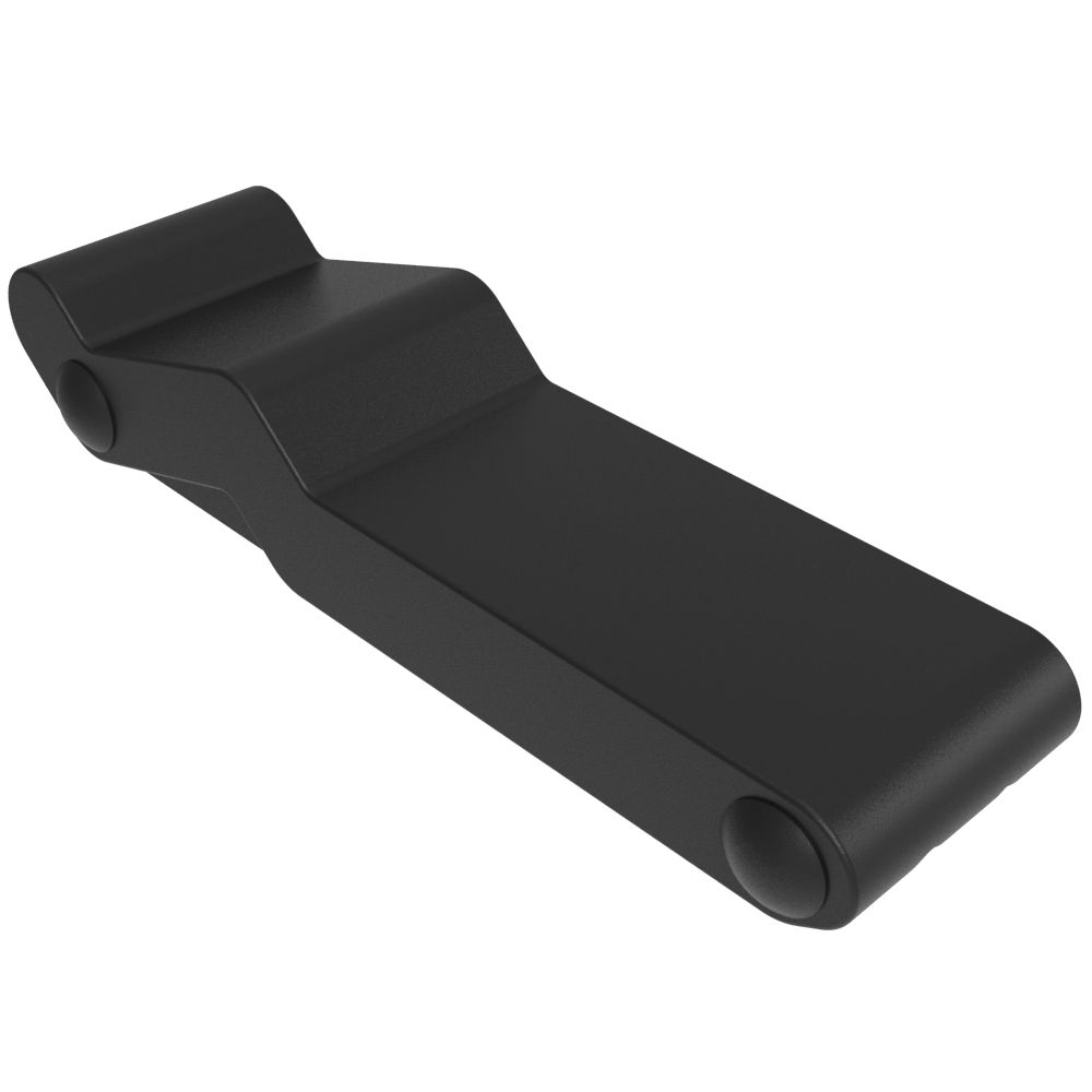 Ocean Access C710 Flexible Overcenter Drawer Latch in Stainless Steel with Black Finish