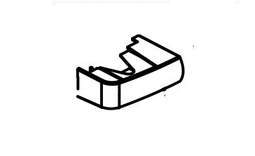 NORCOLD SNAP ON HINGE COV