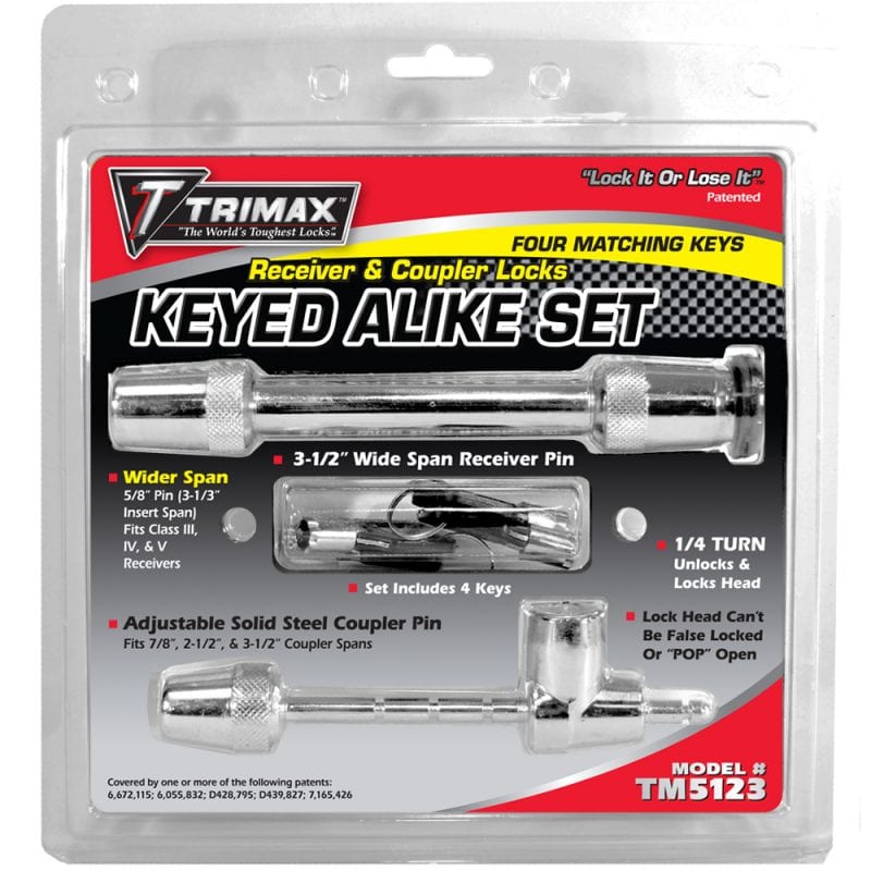 Keyed Alike Rec&coupler Lock Set - TM5123