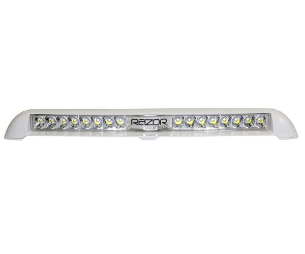 Lumitec Razor Spot Light Bar Flush Mount White Led White Housing 12/24v