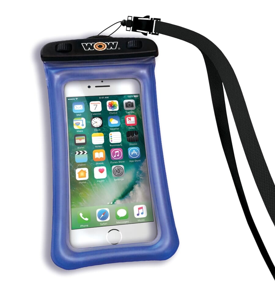 H2O Proof Phone Hldr 4'X8' Blue - 185000B