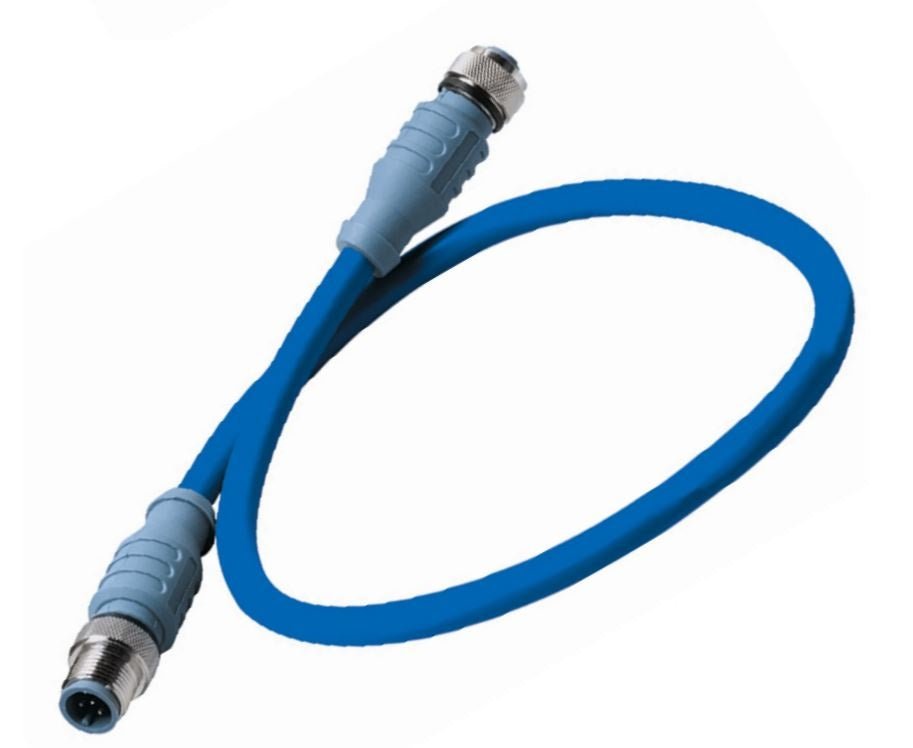 Maretron Blue Mid Cable 0.5m Male To Female Connector