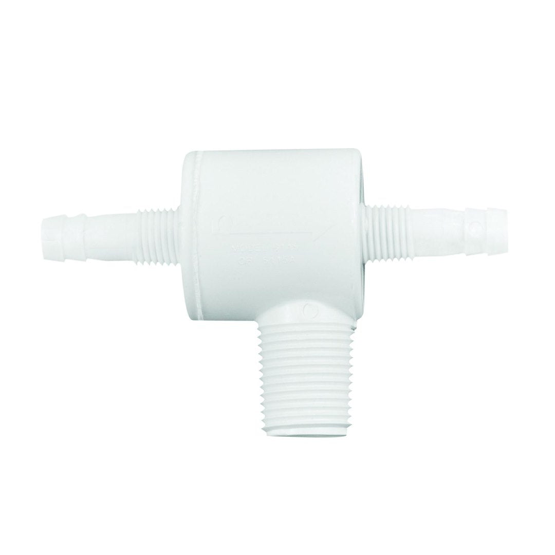 Attwood Mari 61151 Check Tee 1/2 inch for Marine Plumbing Systems