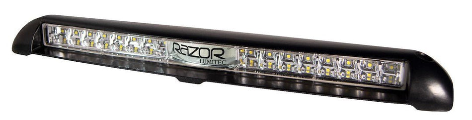 Lumitec Razor Flood Light Bar Flush Mount White Led Black Housing 12/24v