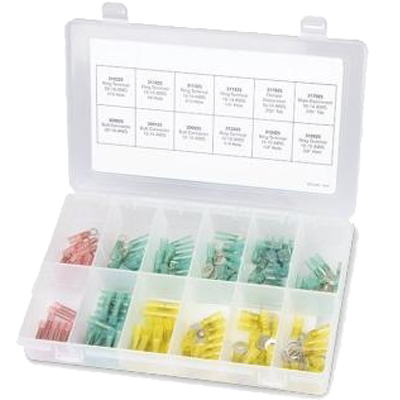 Ancor 160pc Heat Shrink Connector And Terminal Kit