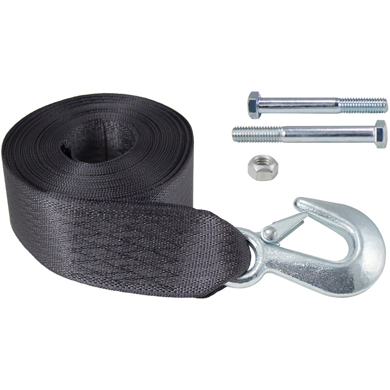 6249 2' X 20' WINCH STRAP W/HOOK