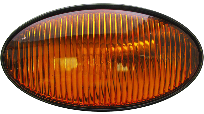 P-light OV w/o SW Blk BS Amb - RVPL5ABP