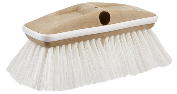 Coarse Dlx Brush White 8' - 040163