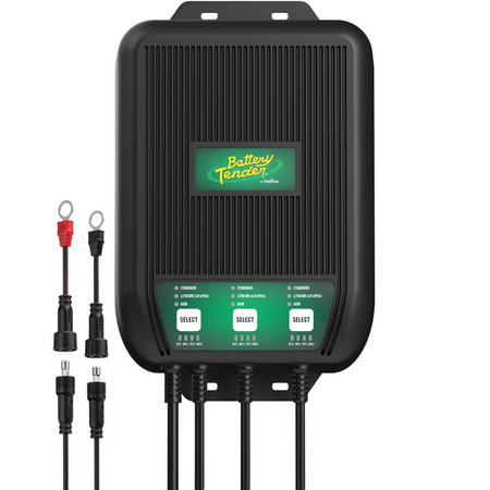 Battery Tender 0221008DLW 3 Bank 30A Marine Charger