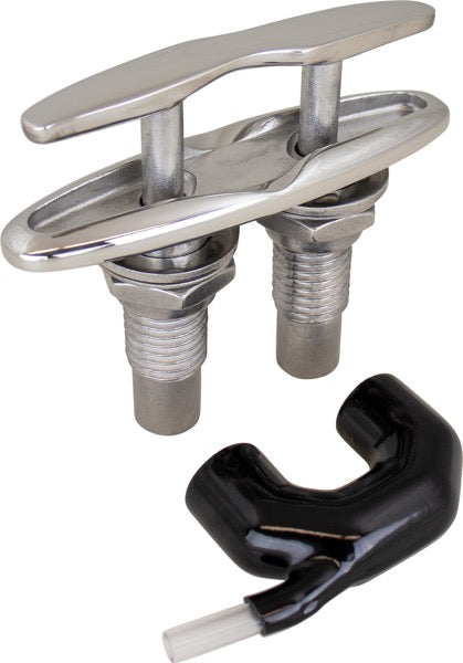 Sea Dog Stainless Pull-Up Cleat 6' Shaft - Durable Marine Hardware for Secure Docking