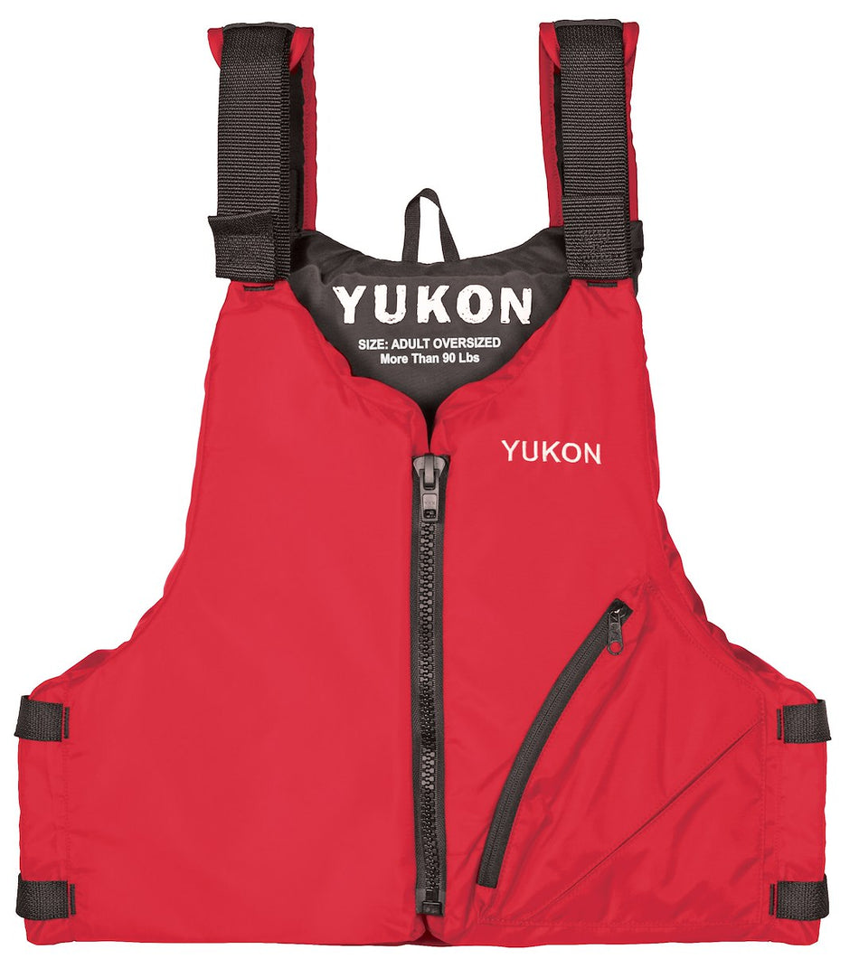 YUKON BASE PADDLE/ANGLER VEST  RED