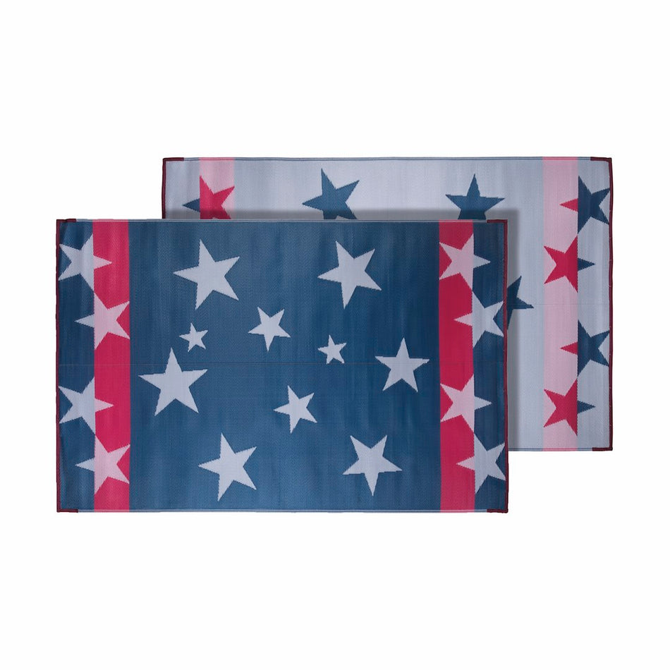 MAT PATRIOTIC 9X12 STARS 'N STRIPES