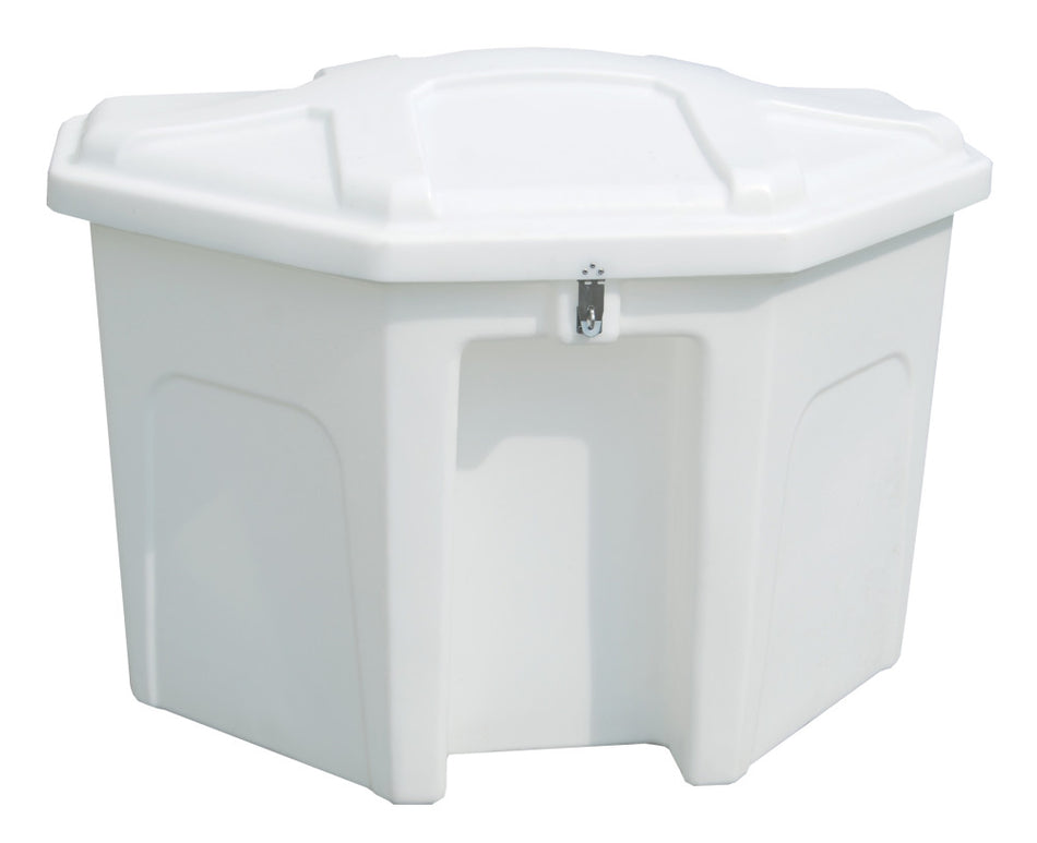 Triangle Poly Box - Wht W/recess - 123661