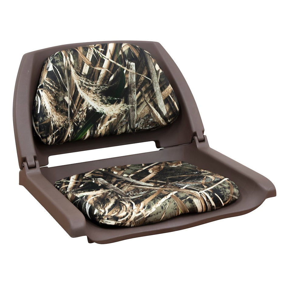 Camo Padded Plastic Fold Down Seat - 139CLSB733