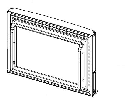 FREEZER DOOR AND GASKET SS