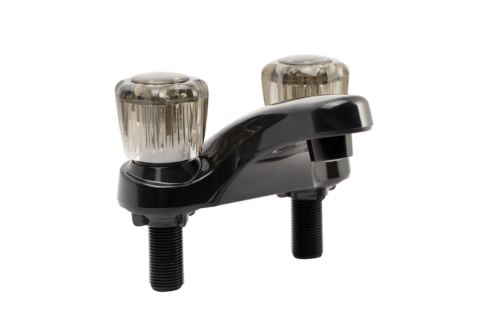 RV Lavatory Faucet W/smoked Acrylic - DFPL700SBK