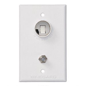 Outlet 12V/75 OHM White - TG7341