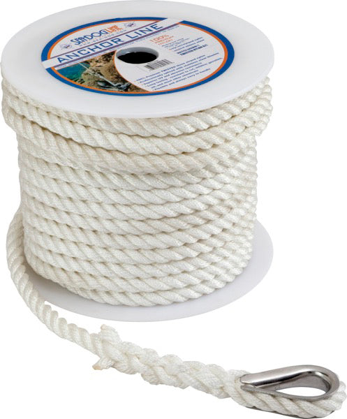 TWISTED NYLON ANCHOR LINE 3/8'
