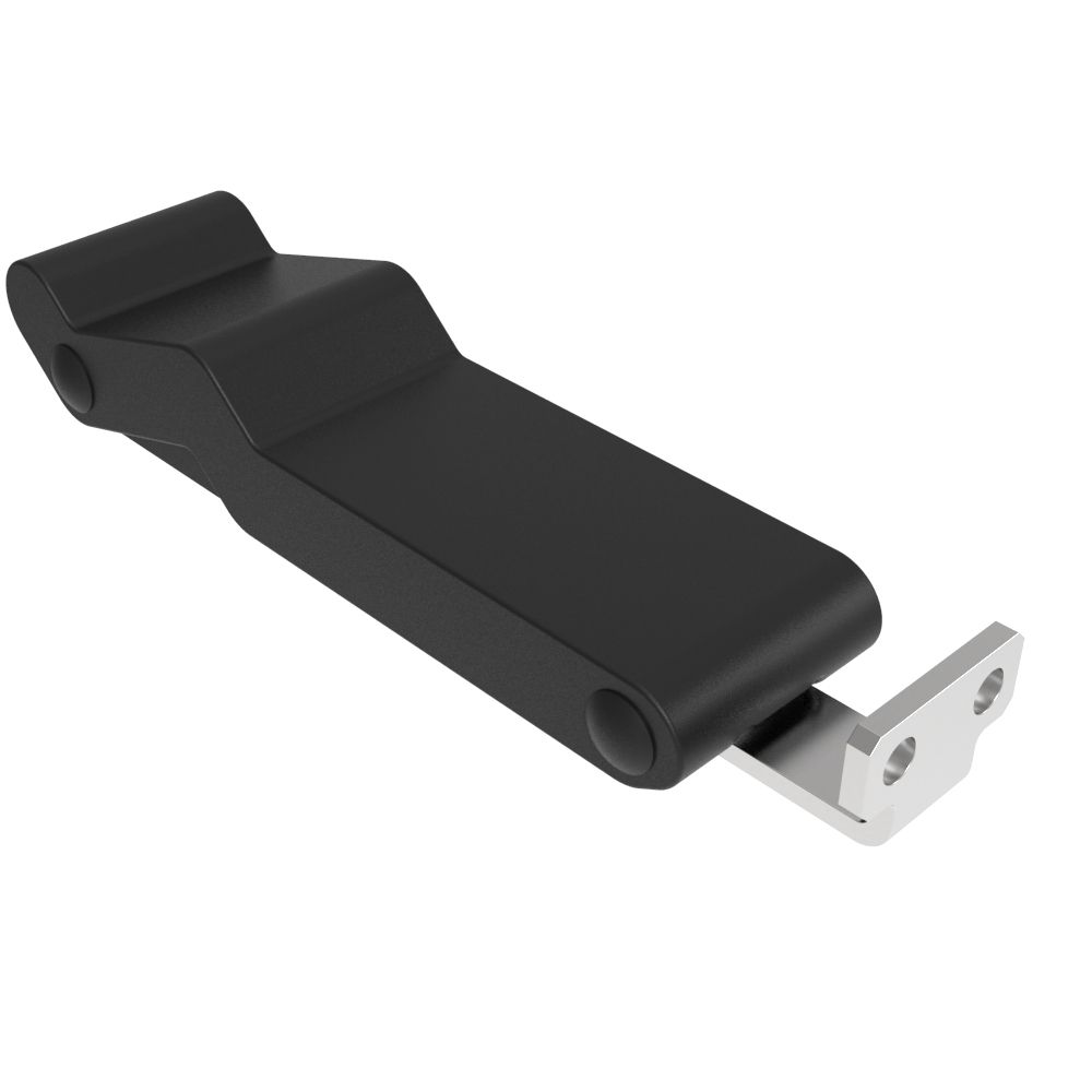 Ocean Access C712 Flex Overcenter Draw Latch in Stainless Steel with Black Finish