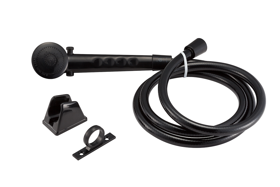 RV Shower Head & Hose - Black - DFSA130BK